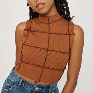 Turtle Neck Tank Top